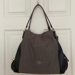 BEAUTIFUL COACH Legacy Jacquard Medium Shoulder Bag